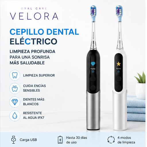 Cepillo Dental Eléctrico Velora