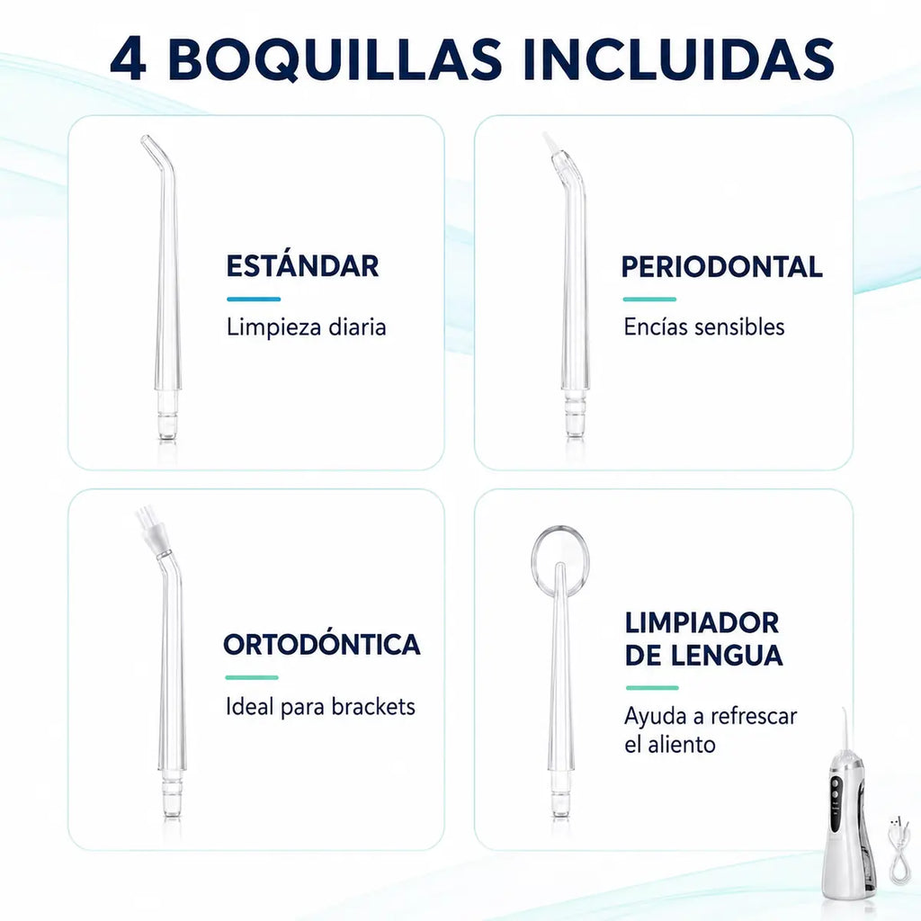 Irrigador Velora - cuatro boquillas incluidas