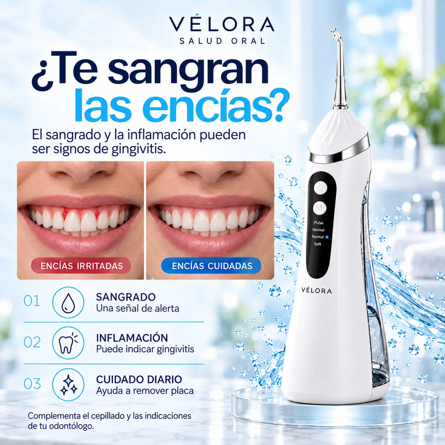 Cuidado de encías irritadas y con sangrado