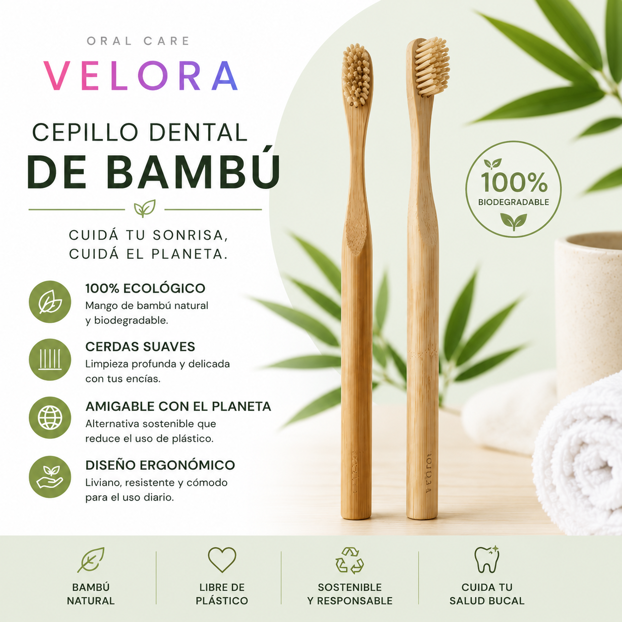 cepillo de dientes de bambu