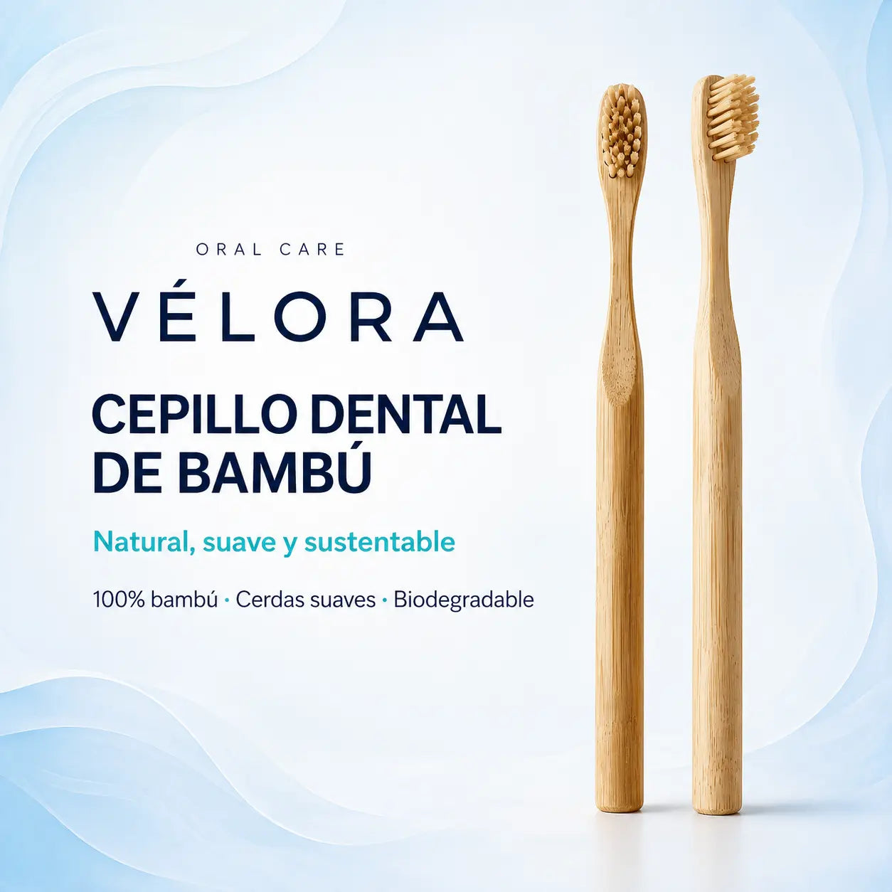 Cepillo Dental de Bambú Velora