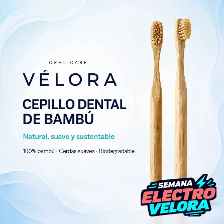 Cepillo Dental de Bambú Velora
